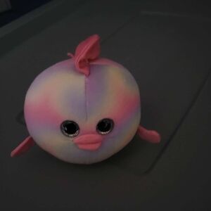 Ty Beanie Ballz Rainbow Fish Tie-Dyed 5”